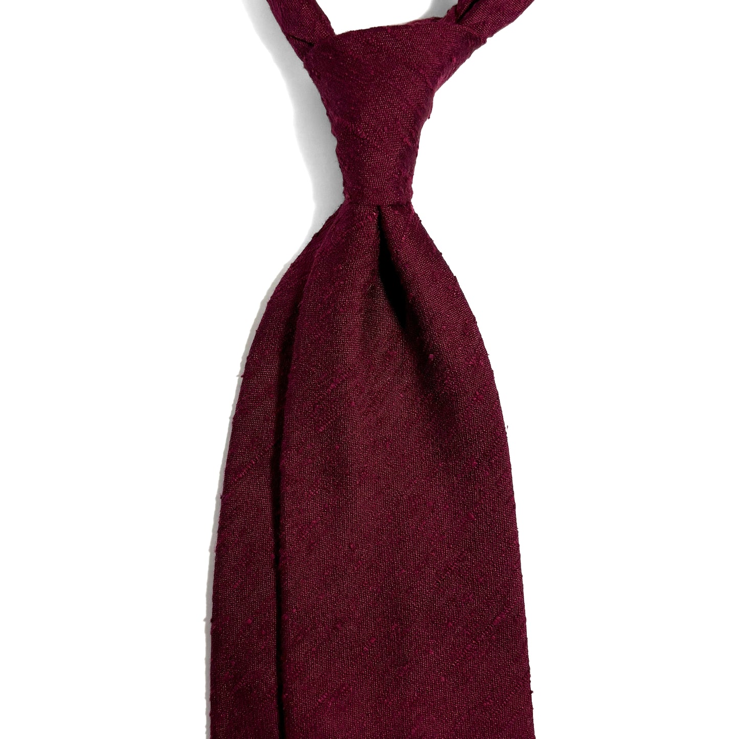 Red Silk Shantung Tie
