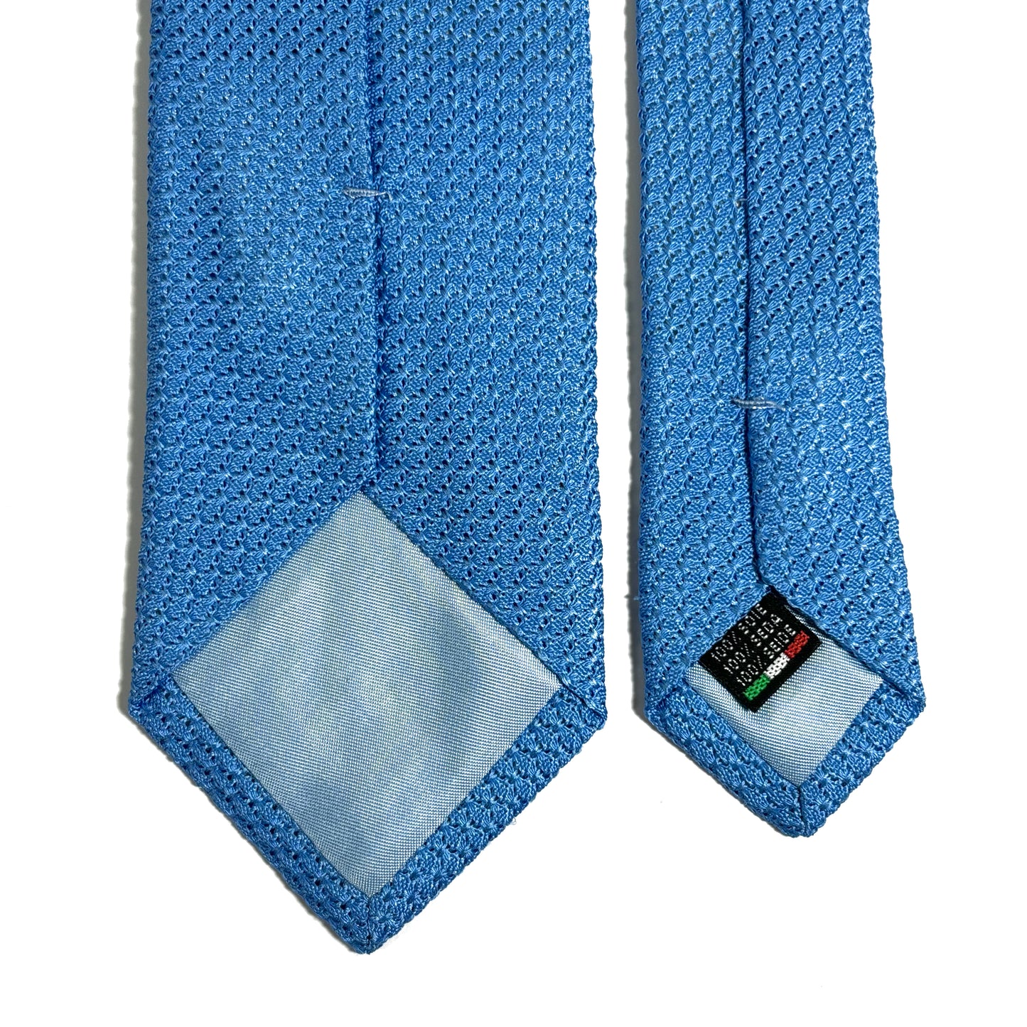 Light Blue Silk Grenadine Tie (Garza Grossa)