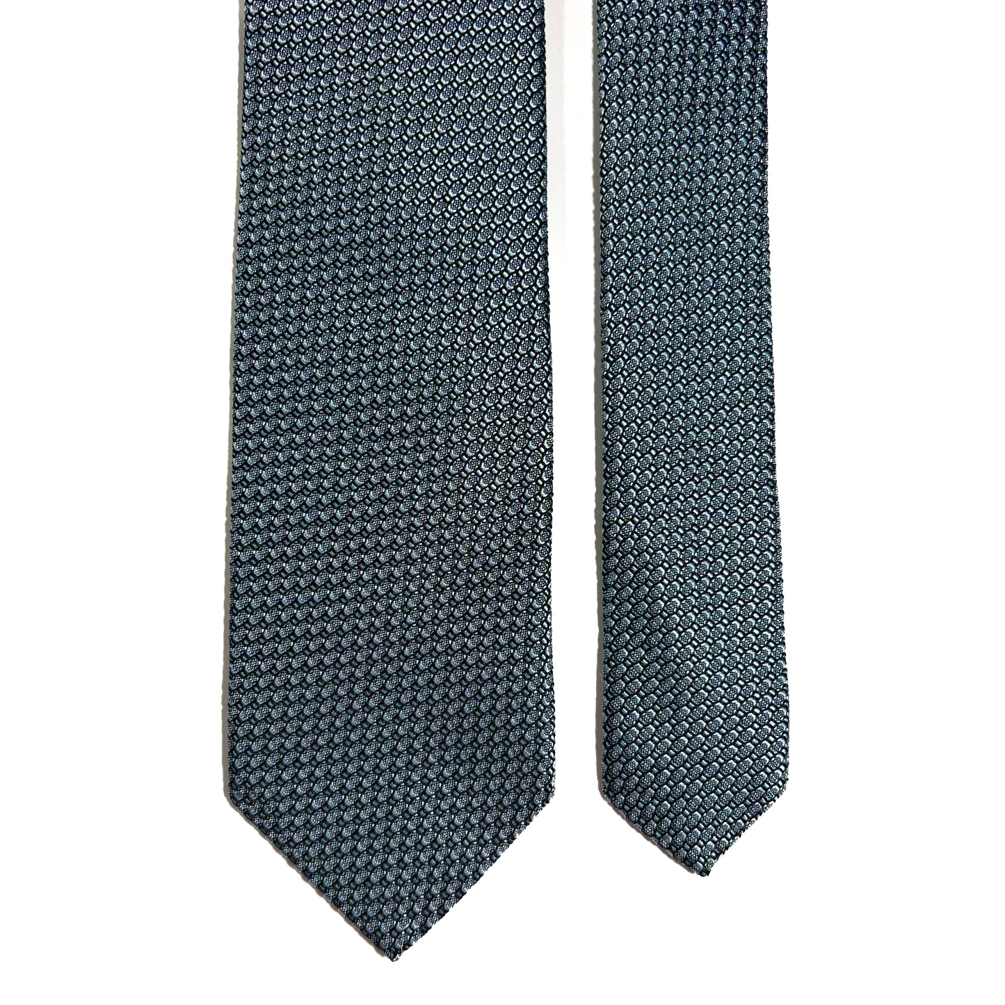Ice Blue Silk Grenadine Tie (Garza Grossa)