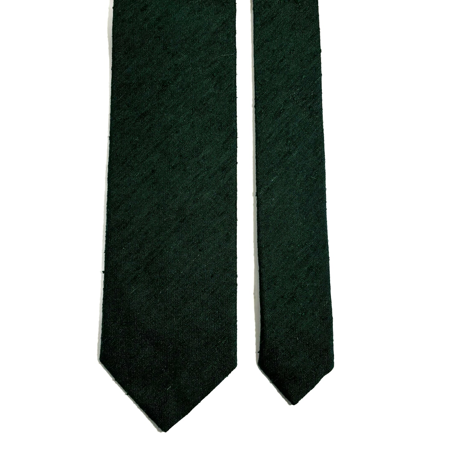Forest Green Silk Shantung Tie