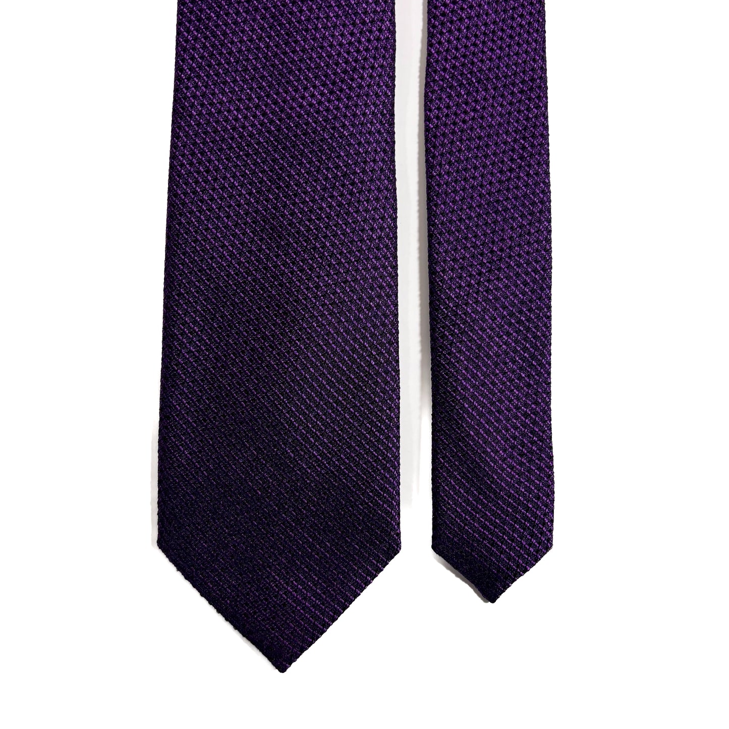 Purple Streaked Silk Grenadine Tie (English Weave)