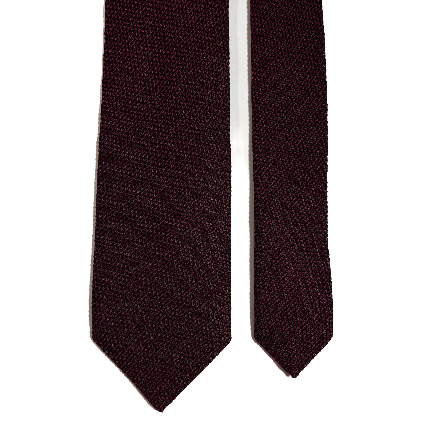 Burgundy Silk Grenadine Tie (Garza Fina)