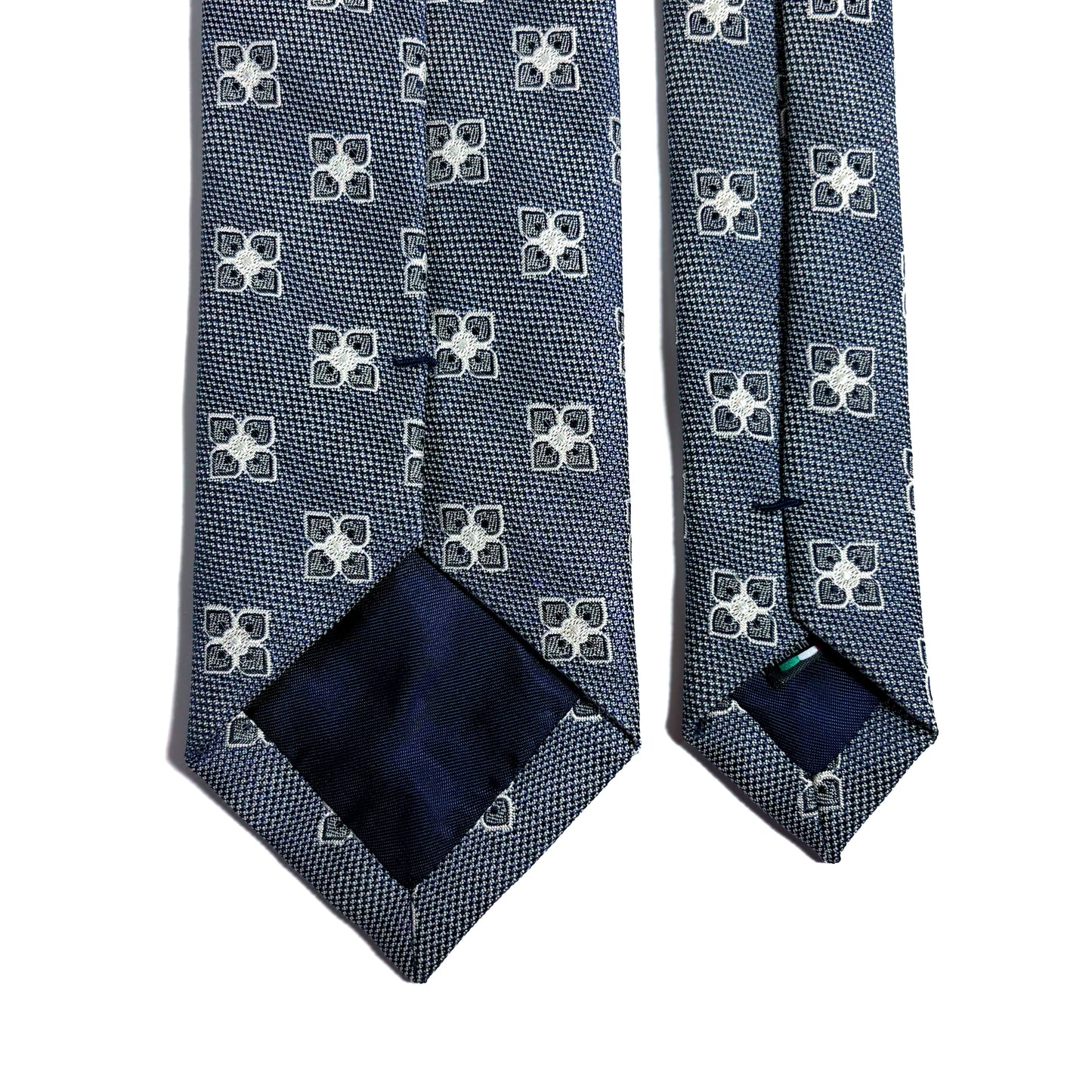Light Blue Floral Silk Jacquard Tie