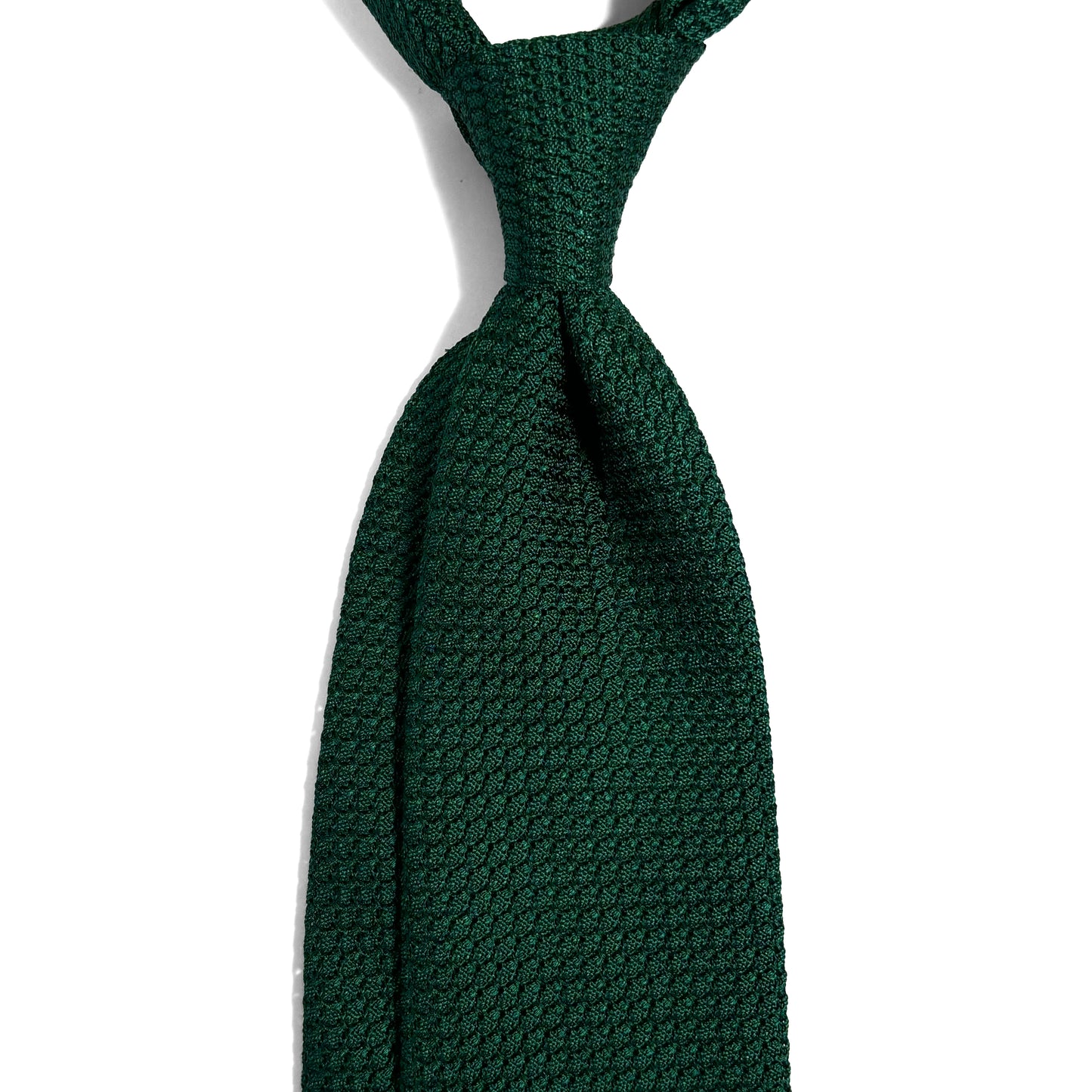 Forest Green Silk Grenadine Tie (Garza Grossa)