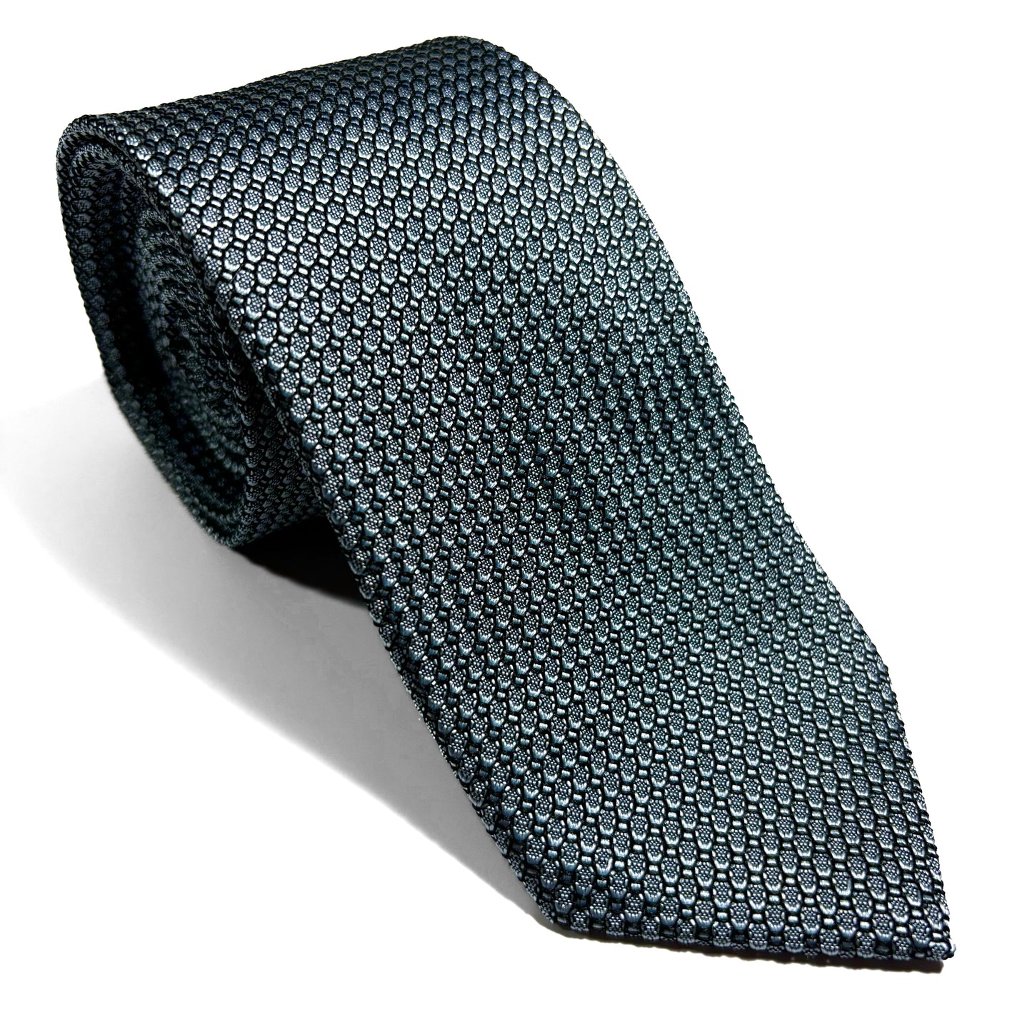 Ice Blue Silk Grenadine Tie (Garza Grossa)