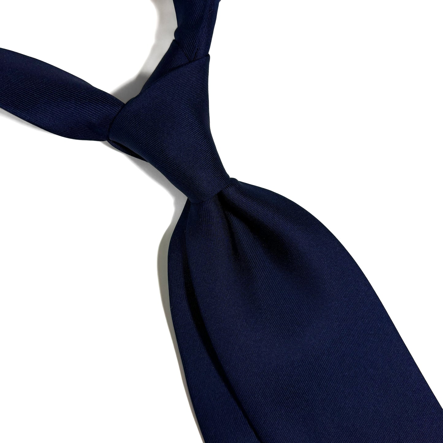 Navy Blue English Silk Twill Tie