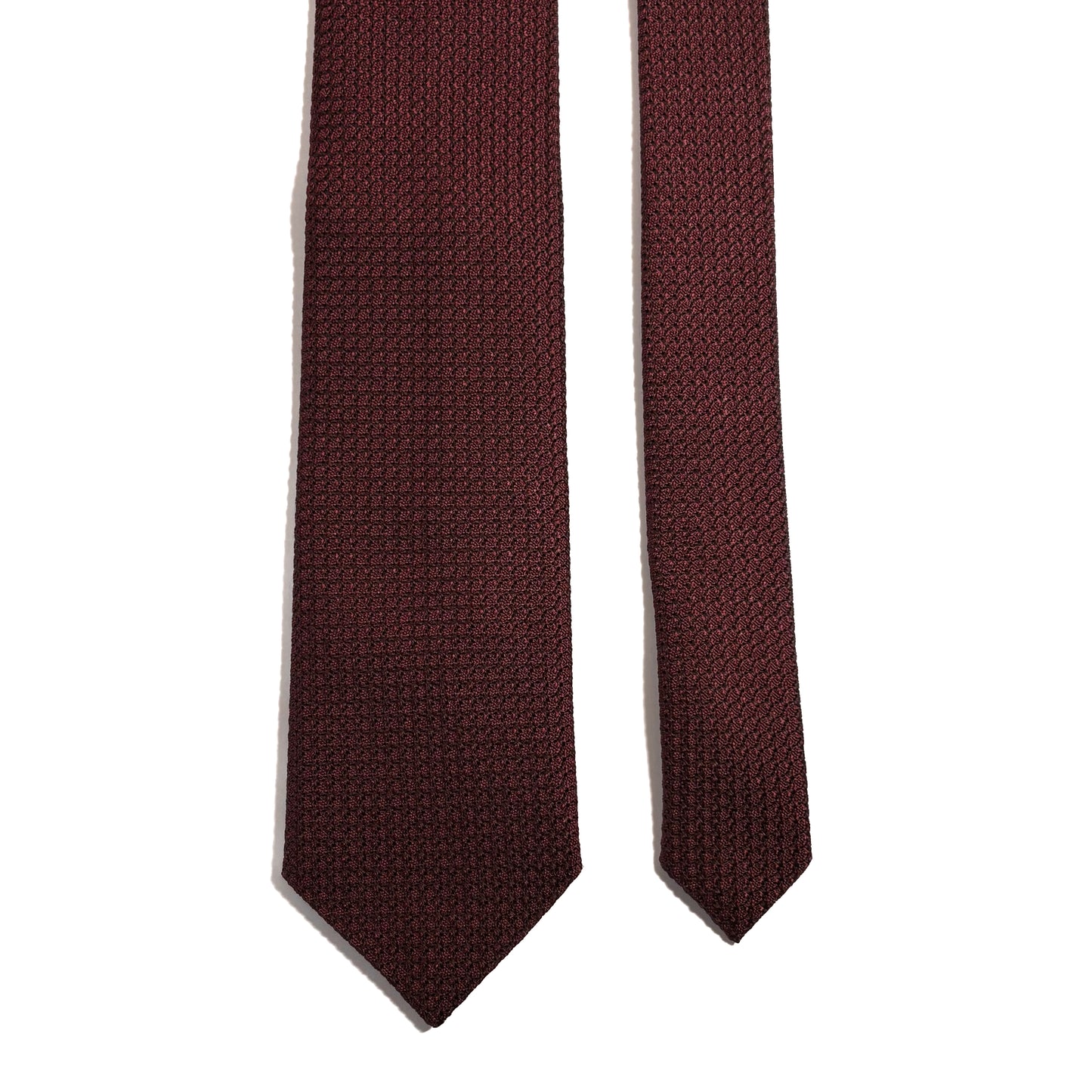 Burgundy Silk Grenadine Tie (Garza Grossa)
