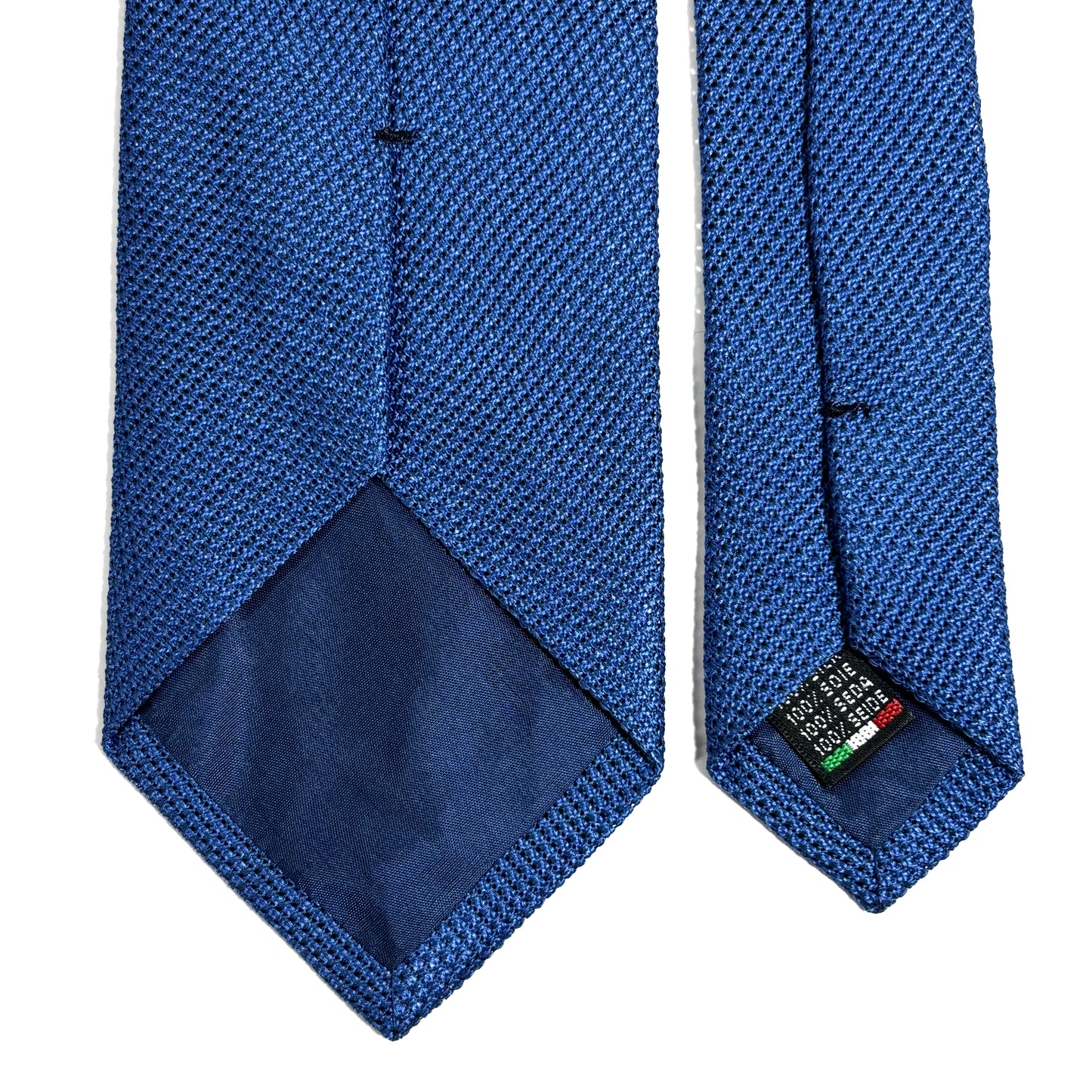 Azure Blue Silk Grenadine Tie (Garza Fina)