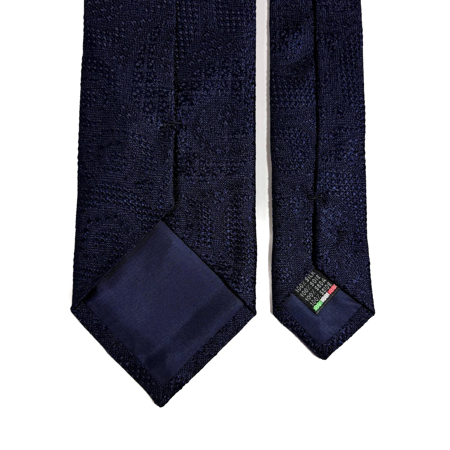 PHOENIX Navy Blue Paisley Silk Grenadine Jacquard Tie