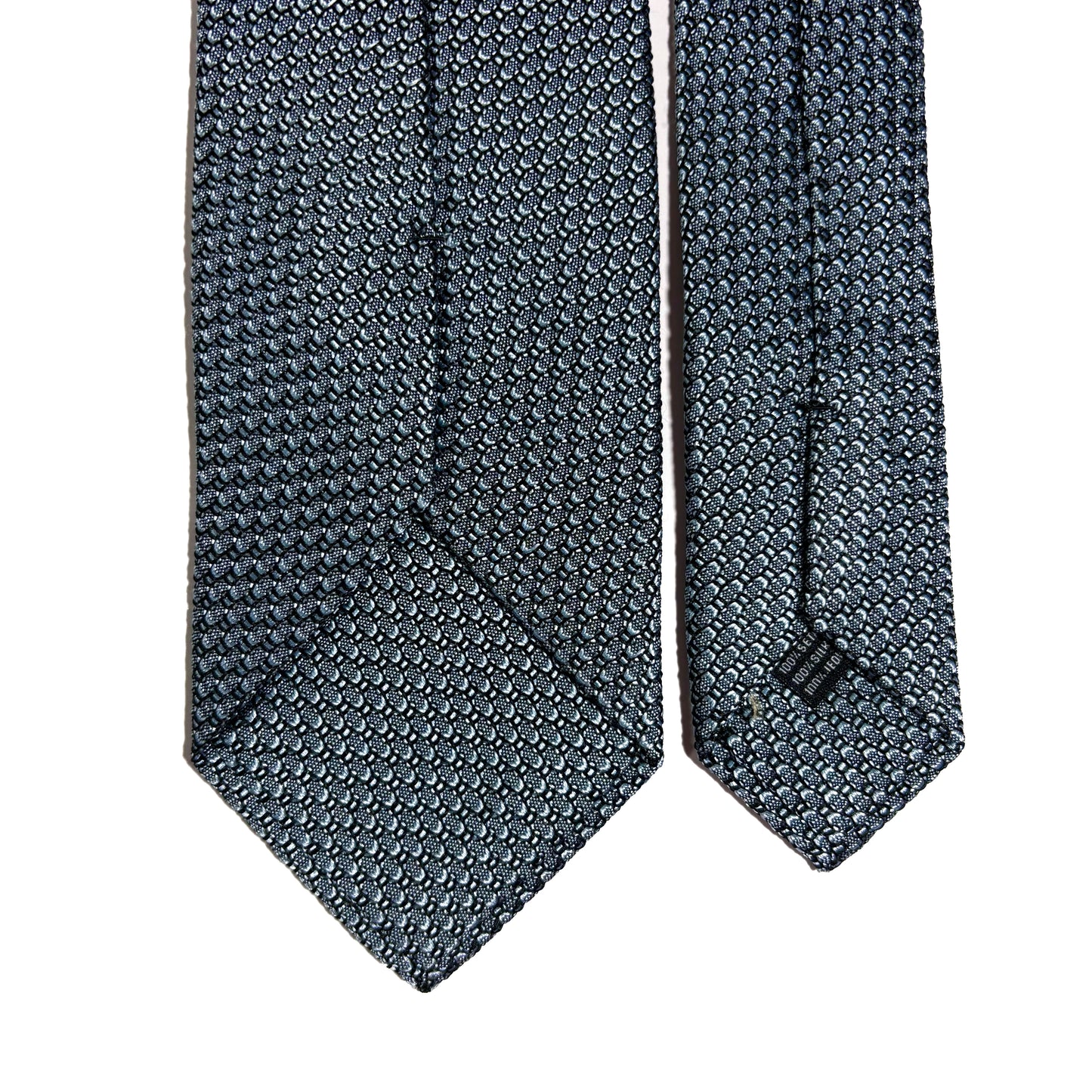 Ice Blue Silk Grenadine Tie (Garza Grossa)