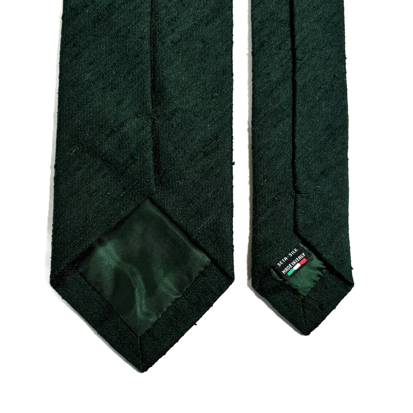 Forest Green Silk Shantung Tie