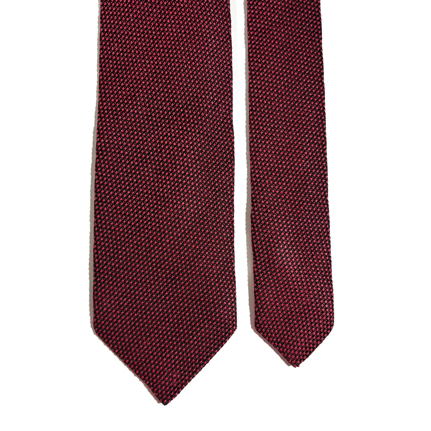 Brick Red Silk Grenadine Tie (Garza Fina)