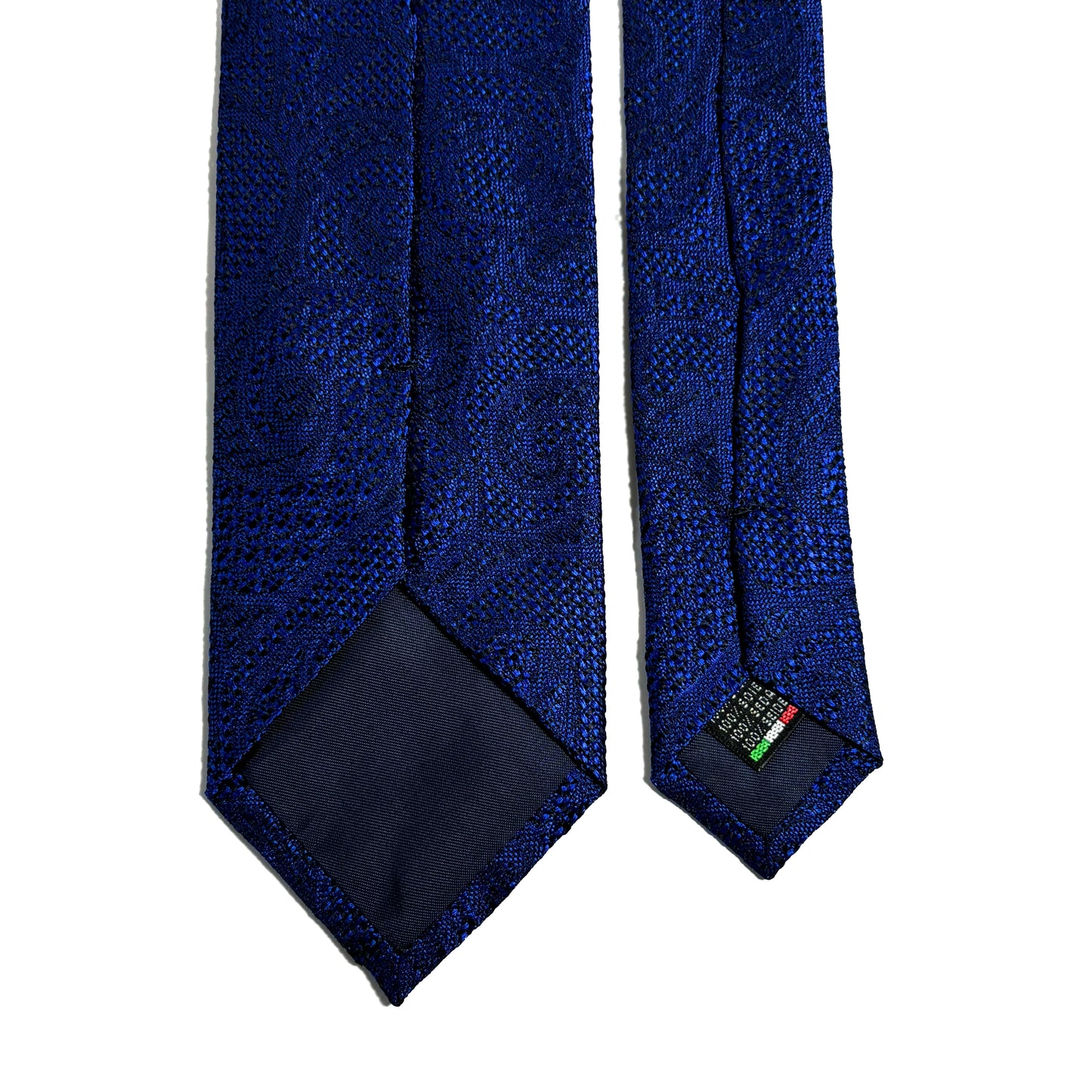 PHOENIX Royal Blue Paisley Silk Grenadine Jacquard Tie