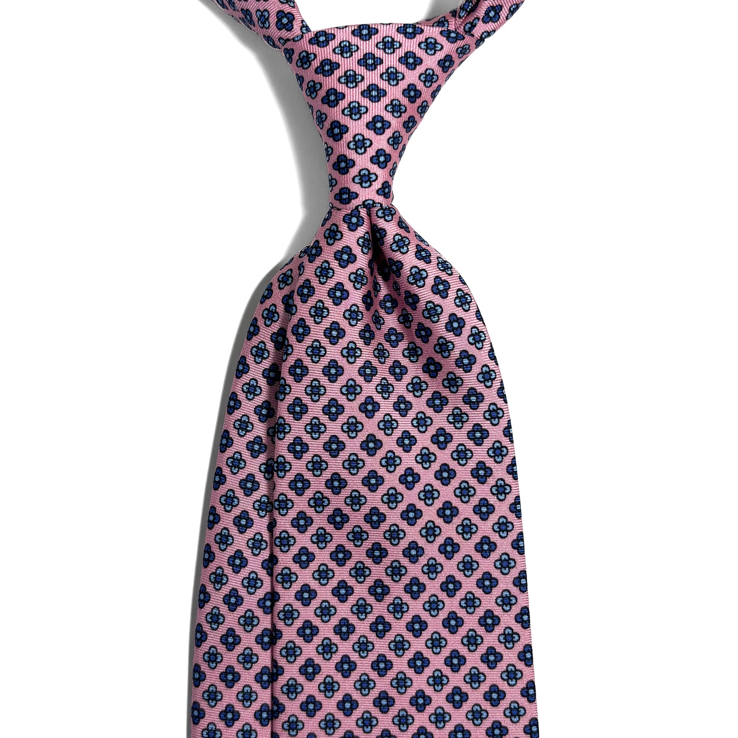 Light Pink Small Floral Silk Tie