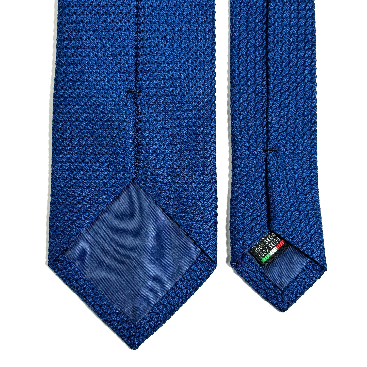 Royal Blue Silk Grenadine Tie (Garza Grossa)