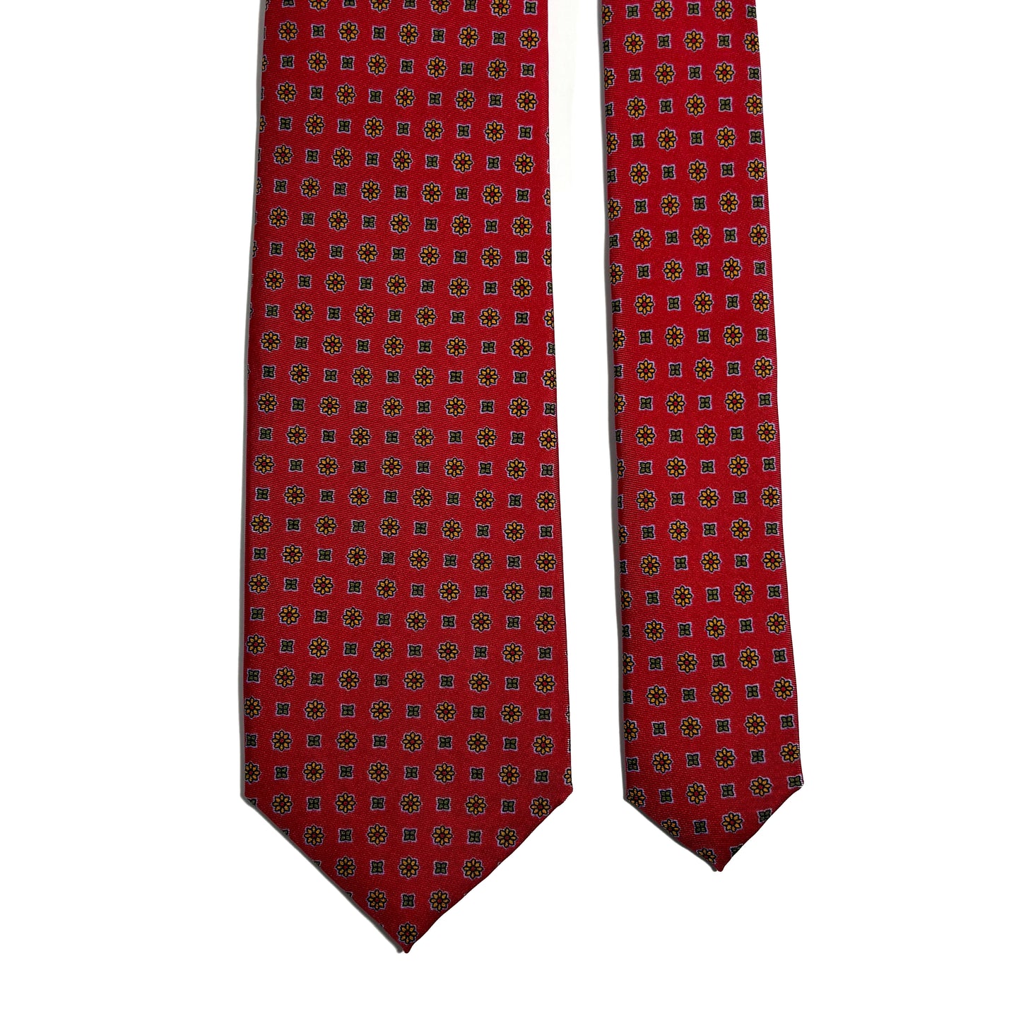 Red Floral Silk Tie