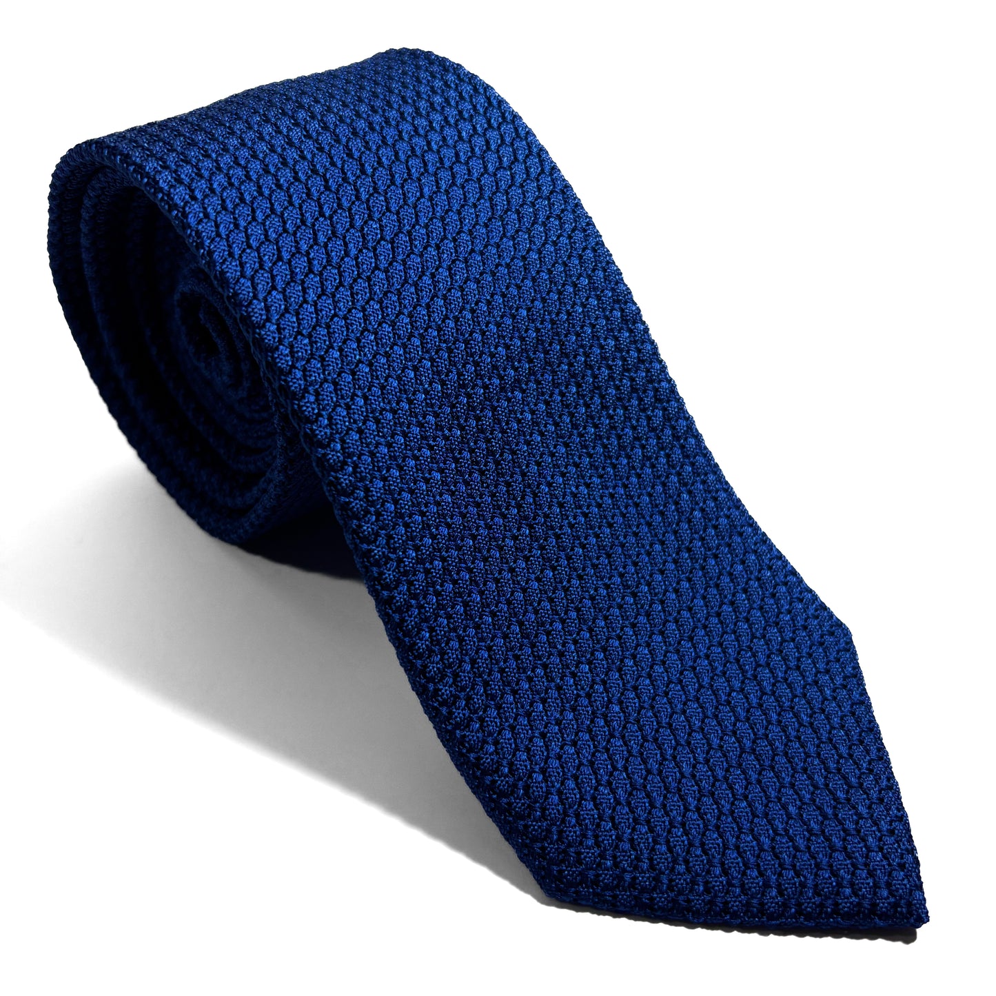 Royal Blue Silk Grenadine Tie (Garza Grossa)