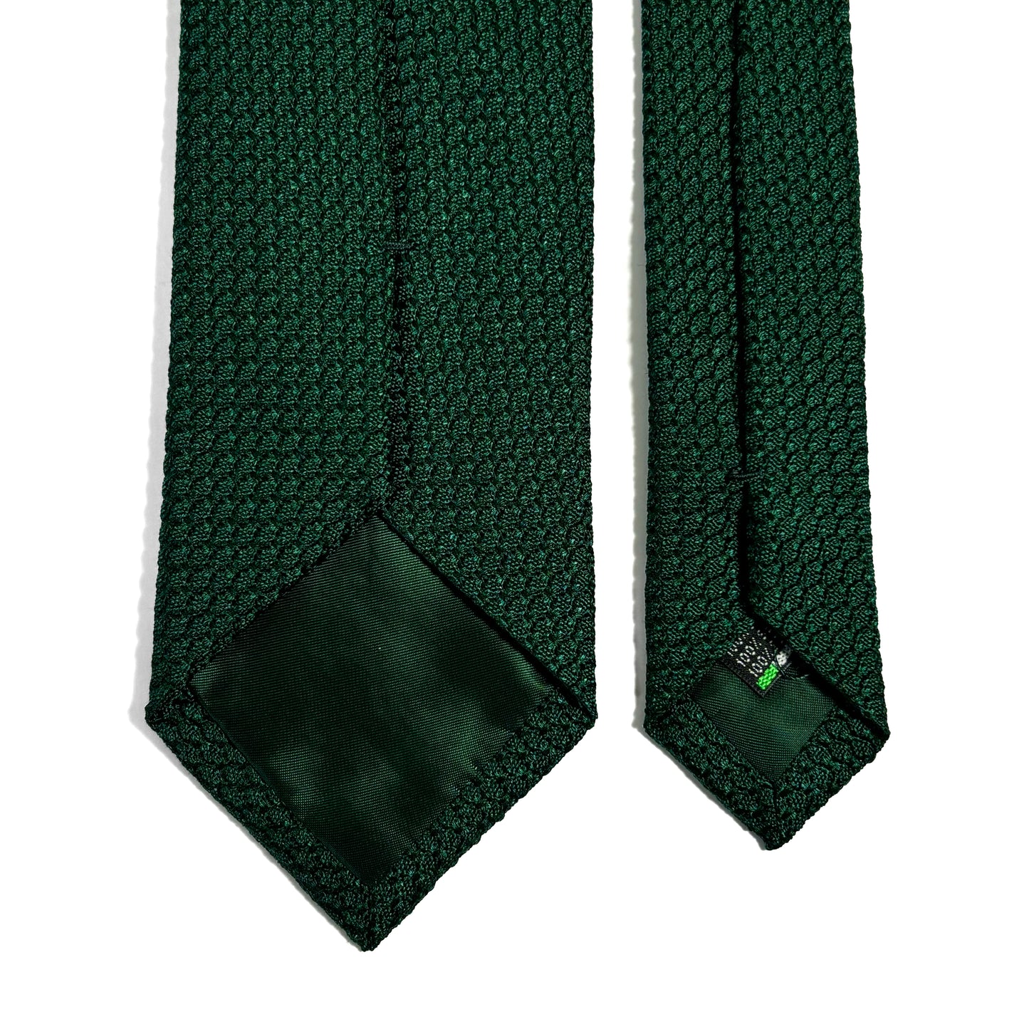 Forest Green Silk Grenadine Tie (Garza Grossa)