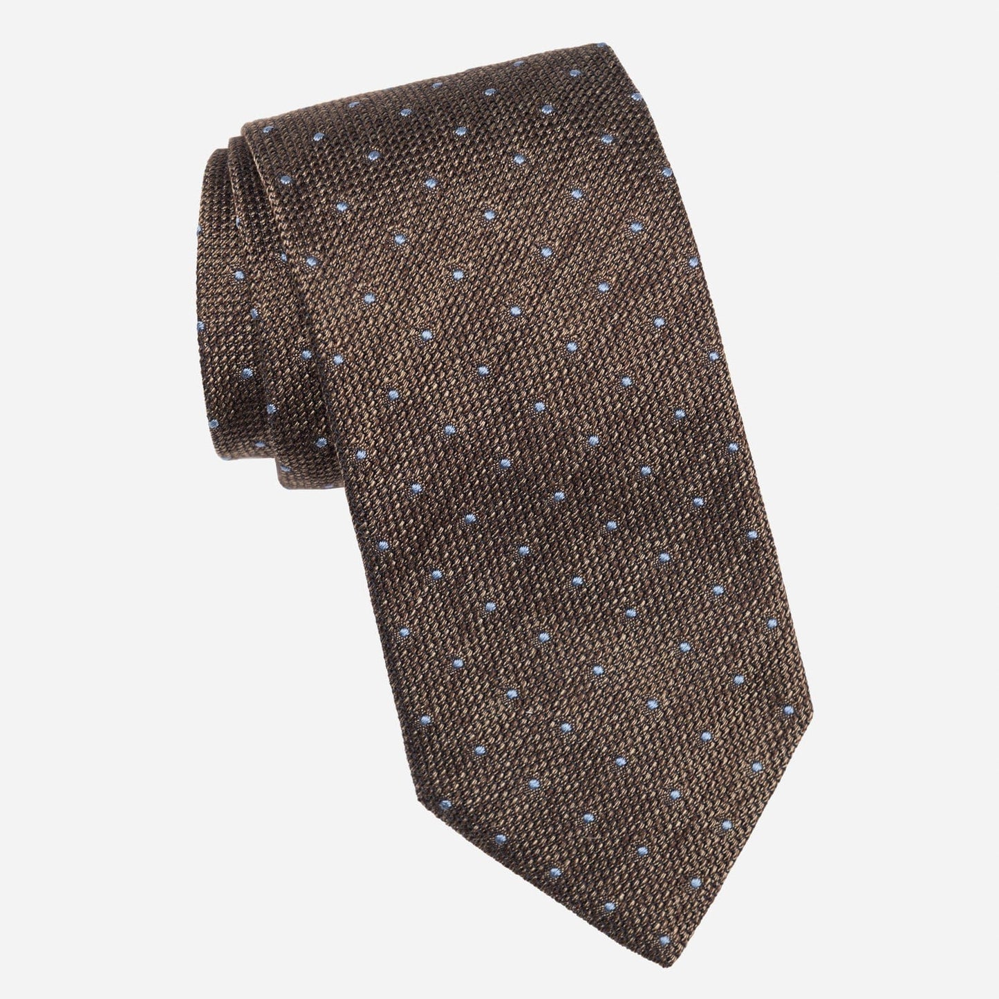 Mattei - Silk Grenadine Tie - Brown