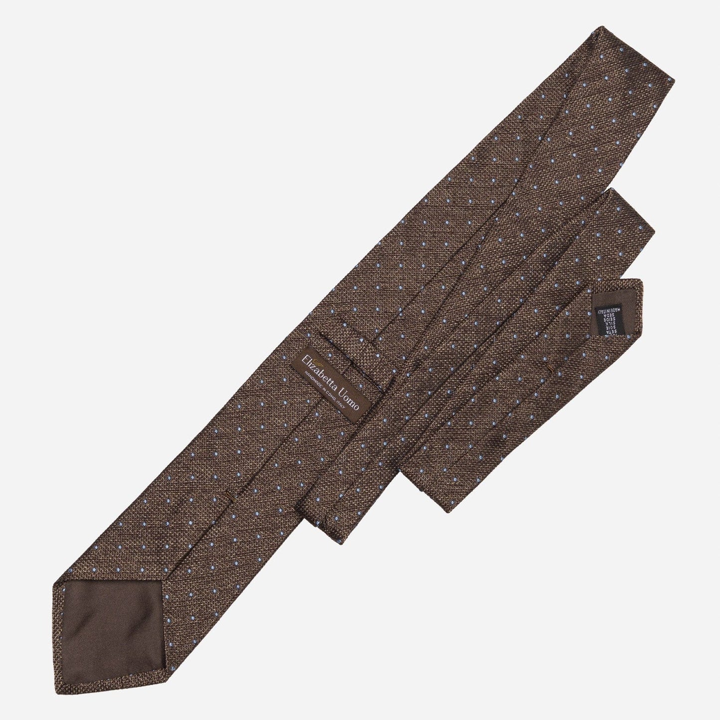 Mattei - Silk Grenadine Tie - Brown