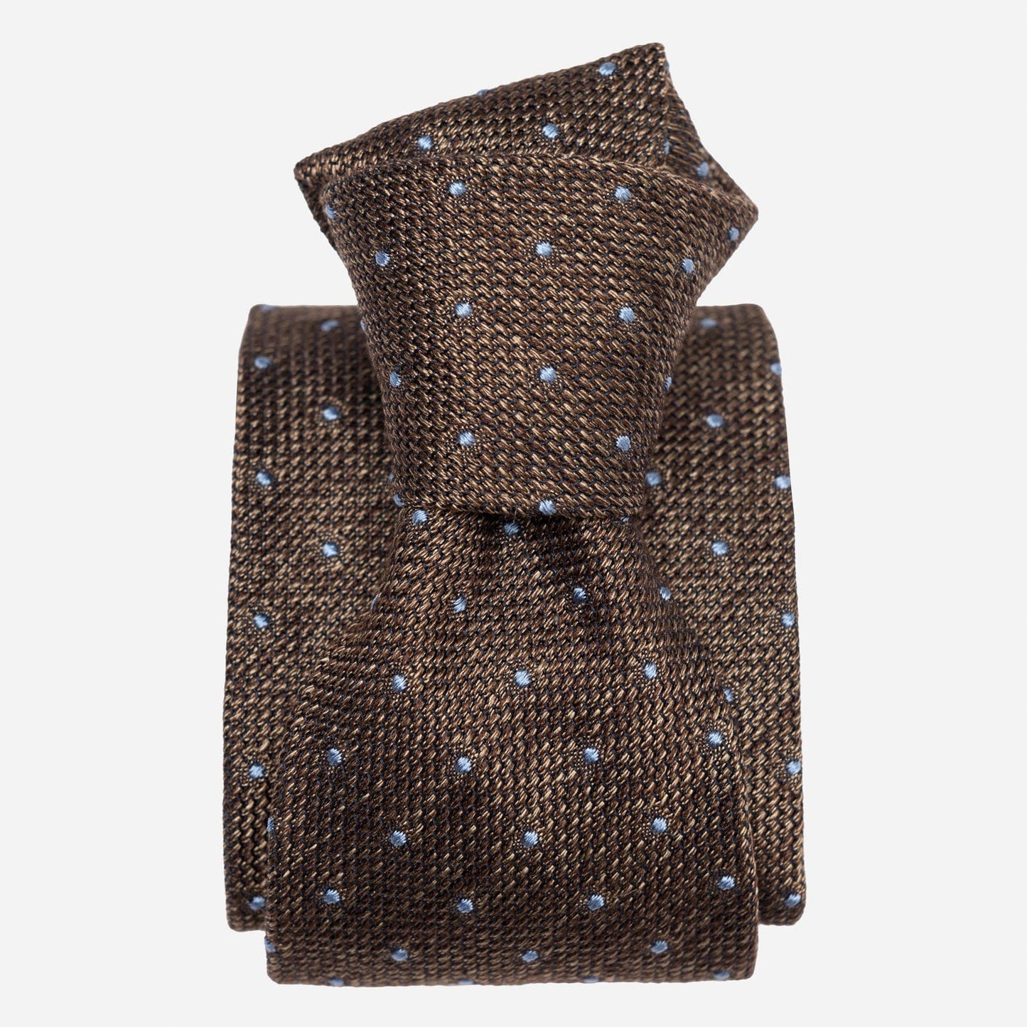 Mattei - Silk Grenadine Tie - Brown