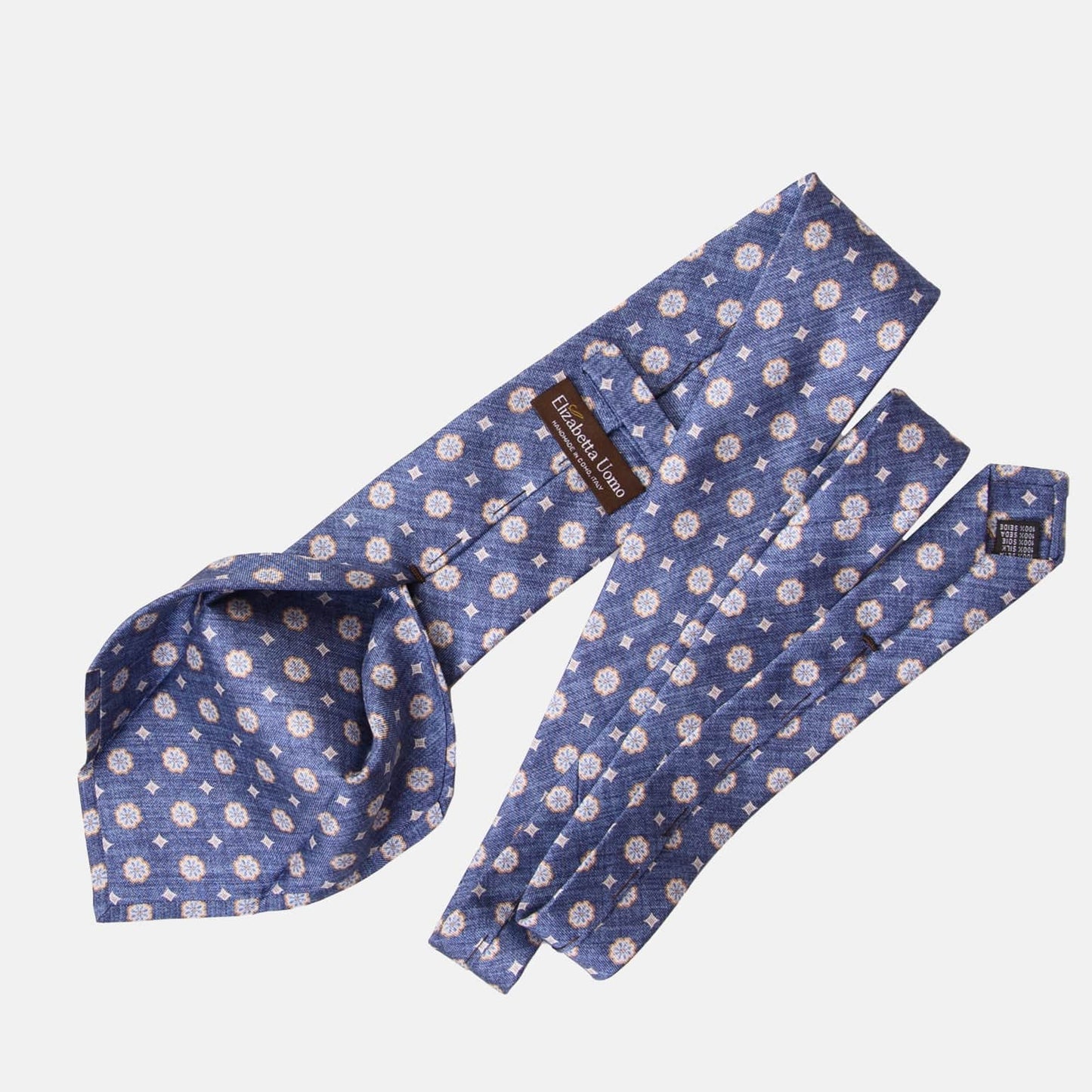 Antinori - Printed Silk Tie - Blue