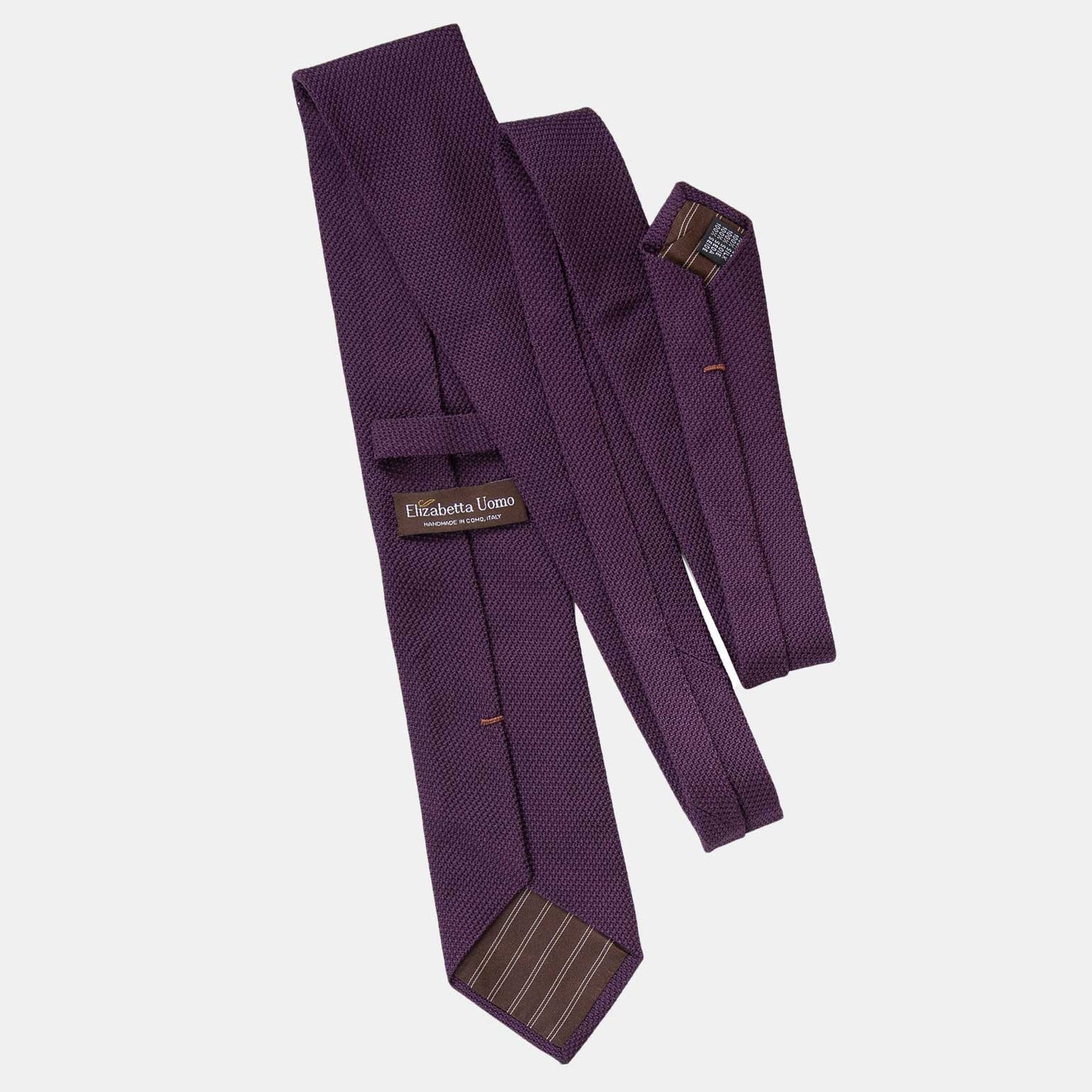 Plum - Silk Grenadine Tie