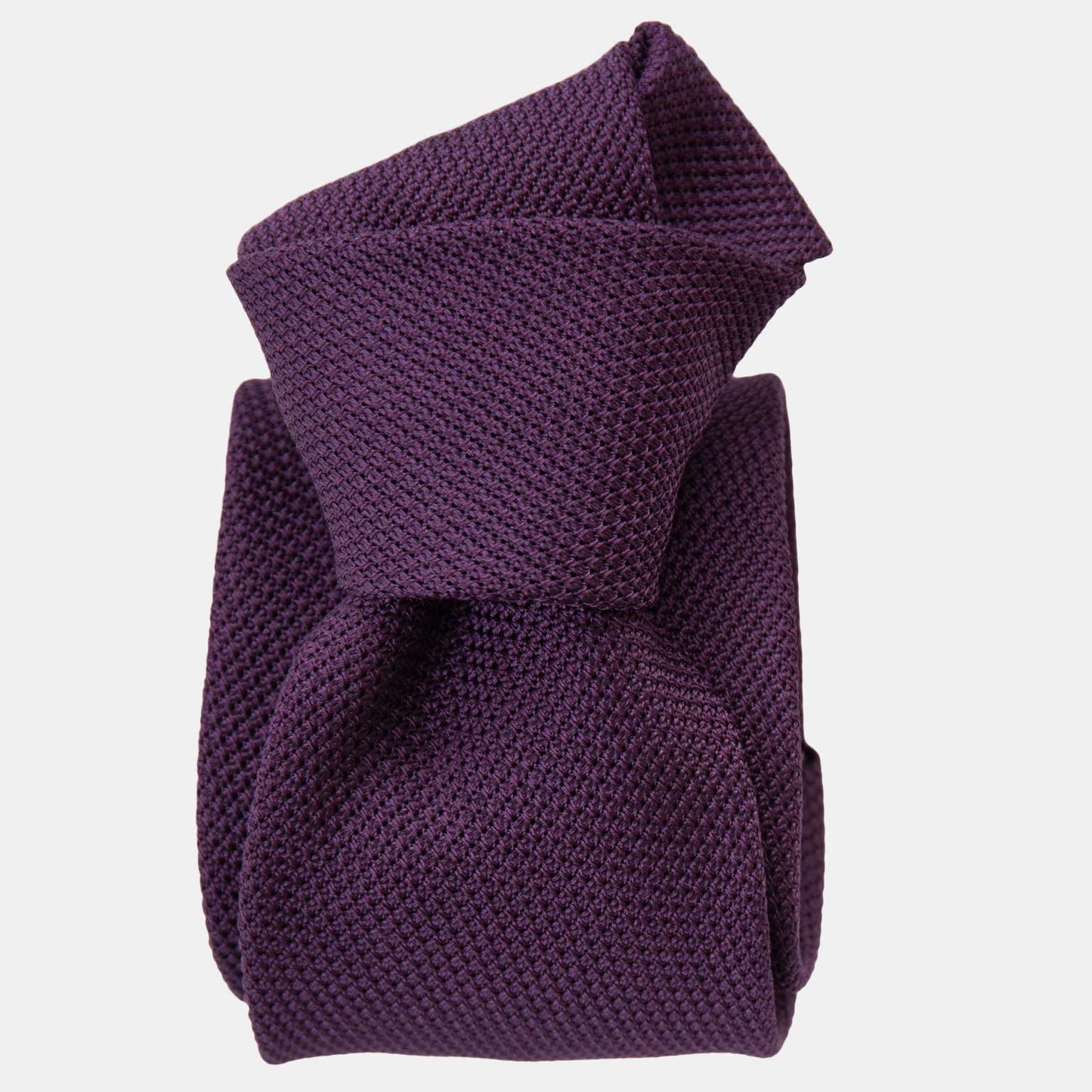 Plum - Silk Grenadine Tie