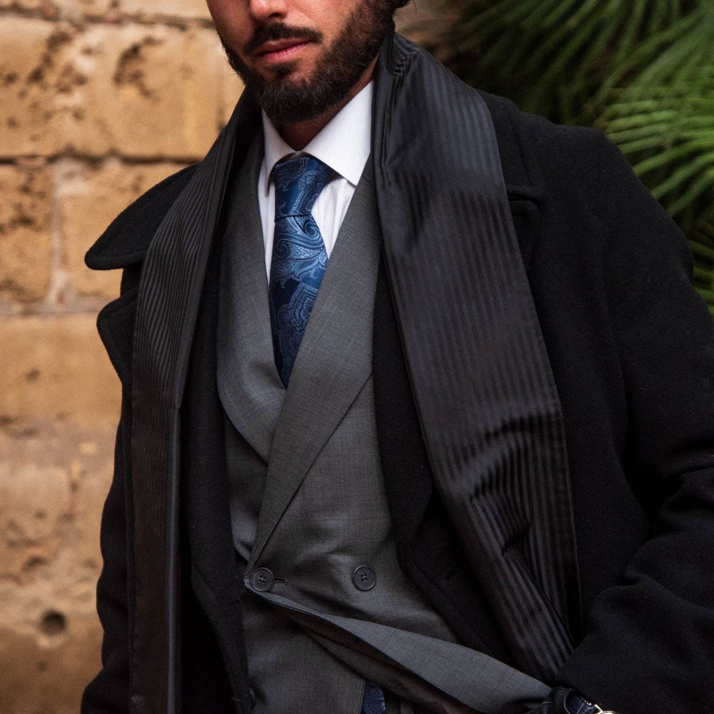Cortina - Silk Jacquard Tie - Royal Blue
