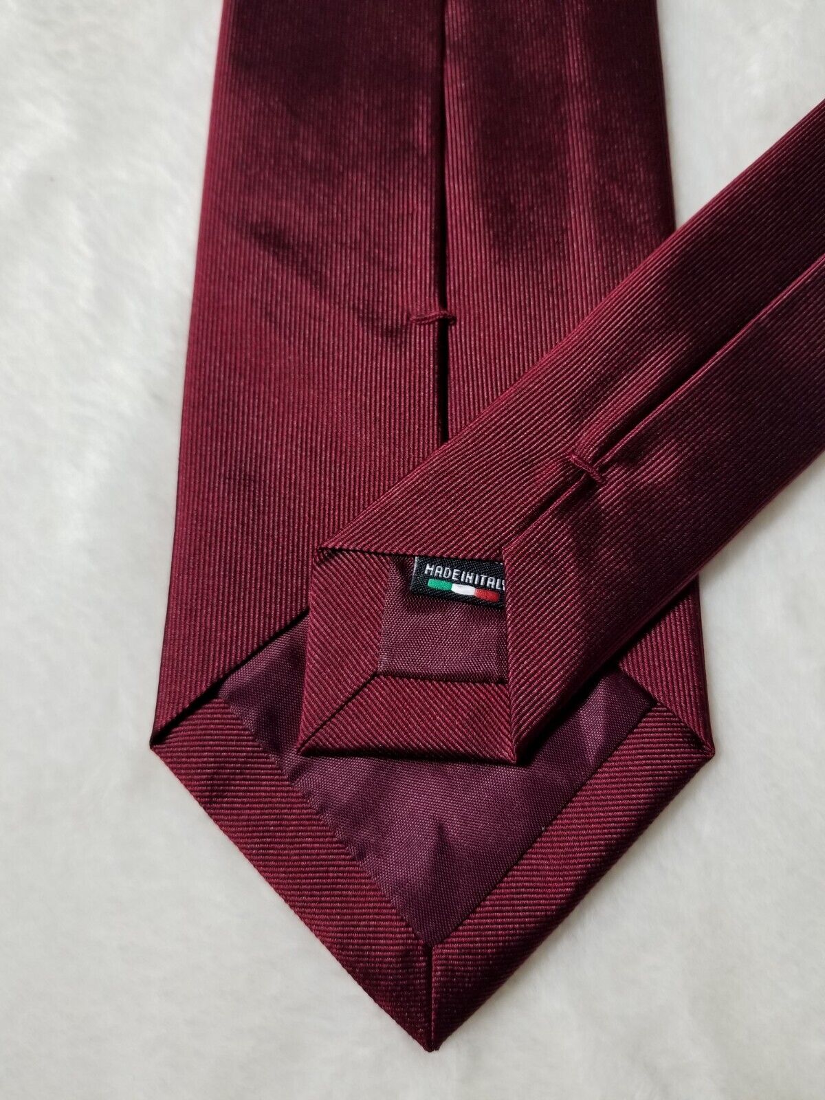 Red Woven Silk Tie
