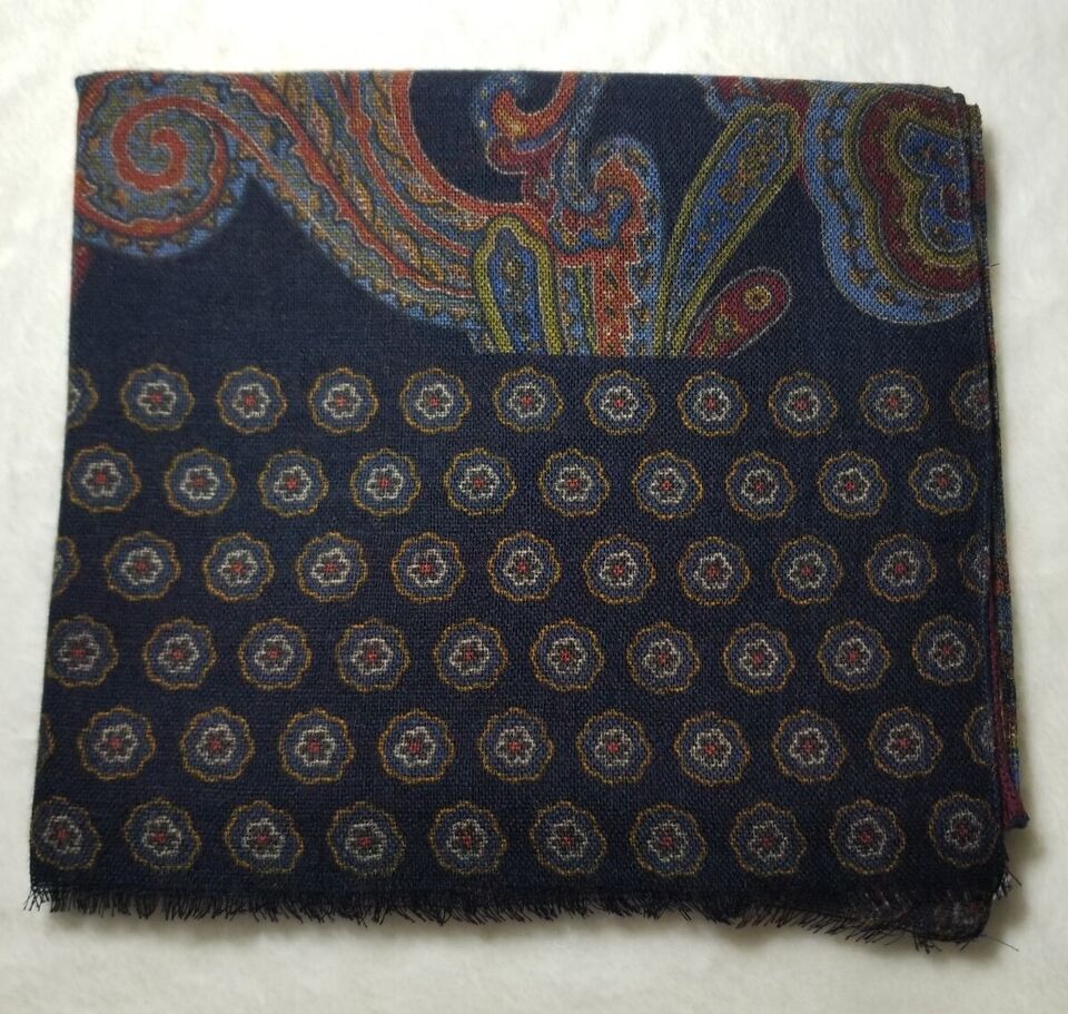 Paisley Merino Wool Scarf