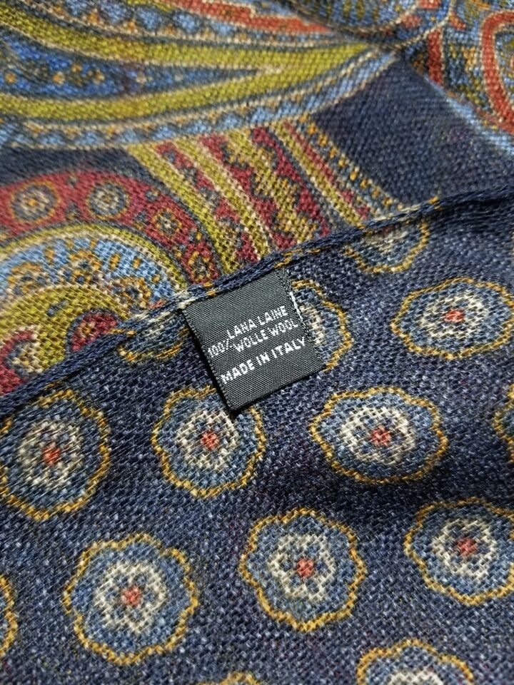 Paisley Merino Wool Scarf