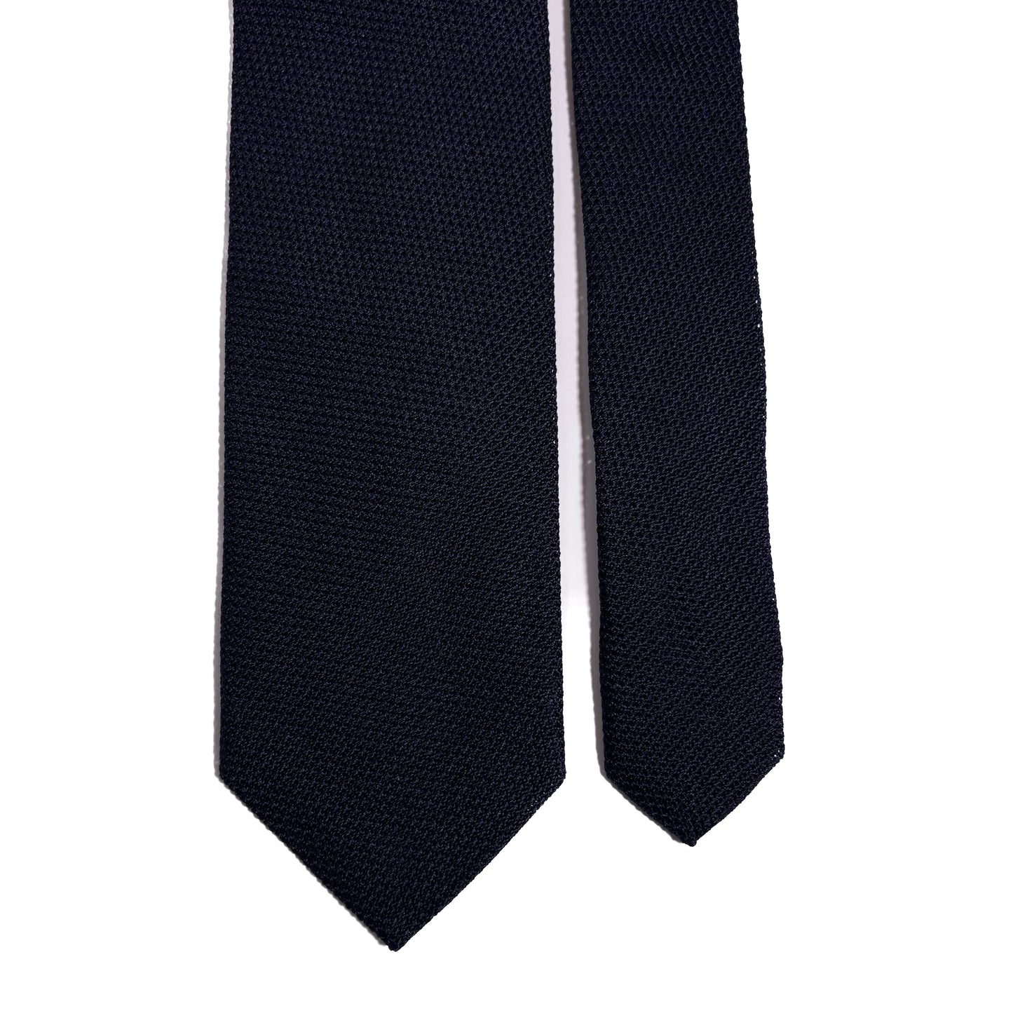 Midnight Blue Silk Grenadine Tie (Garza Fina)