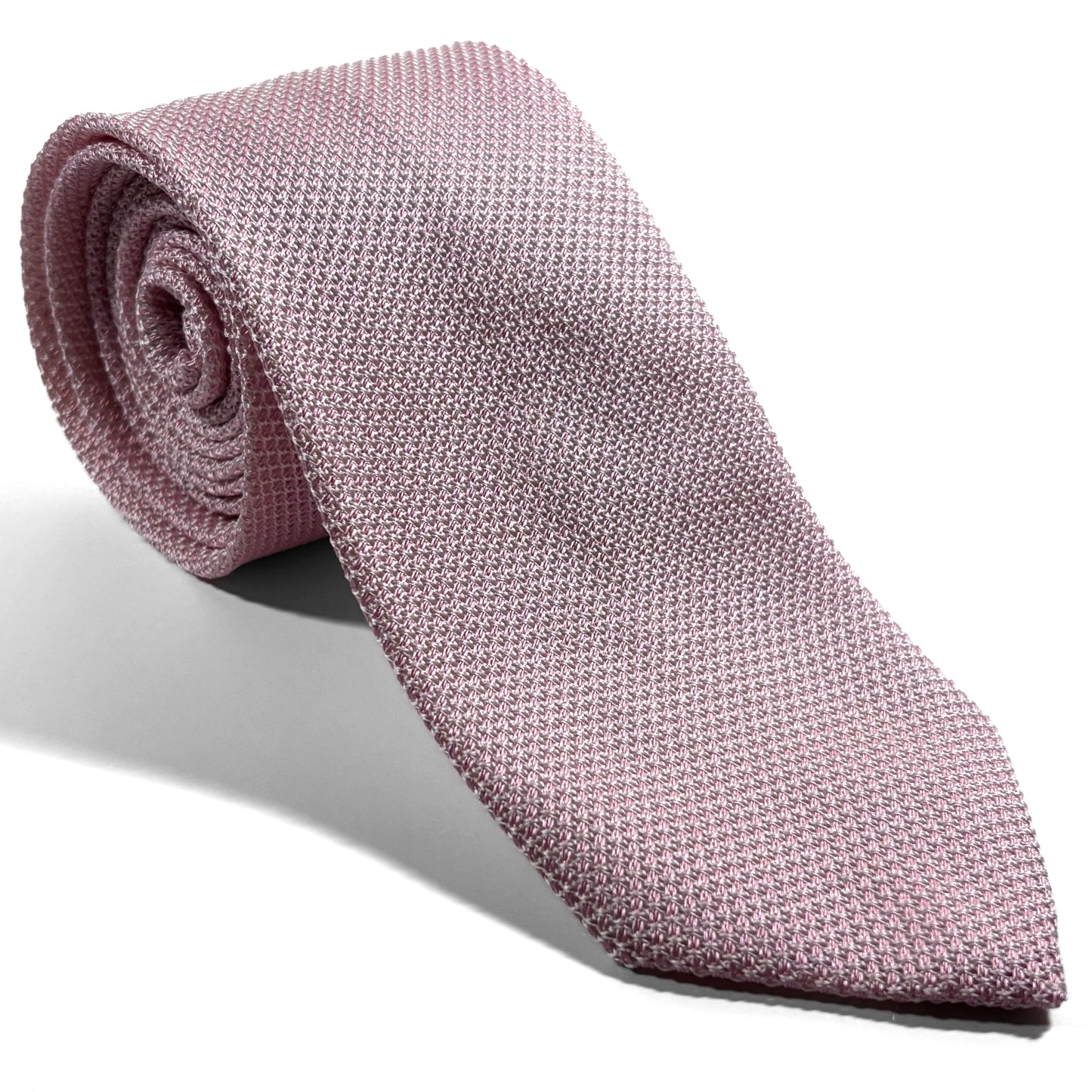 Light Pink Silk Grenadine Tie (Garza Fina)