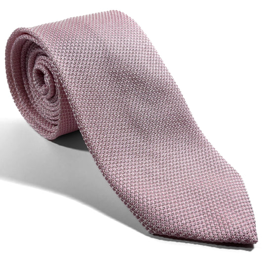 Light Pink Silk Grenadine Tie (Garza Fina)