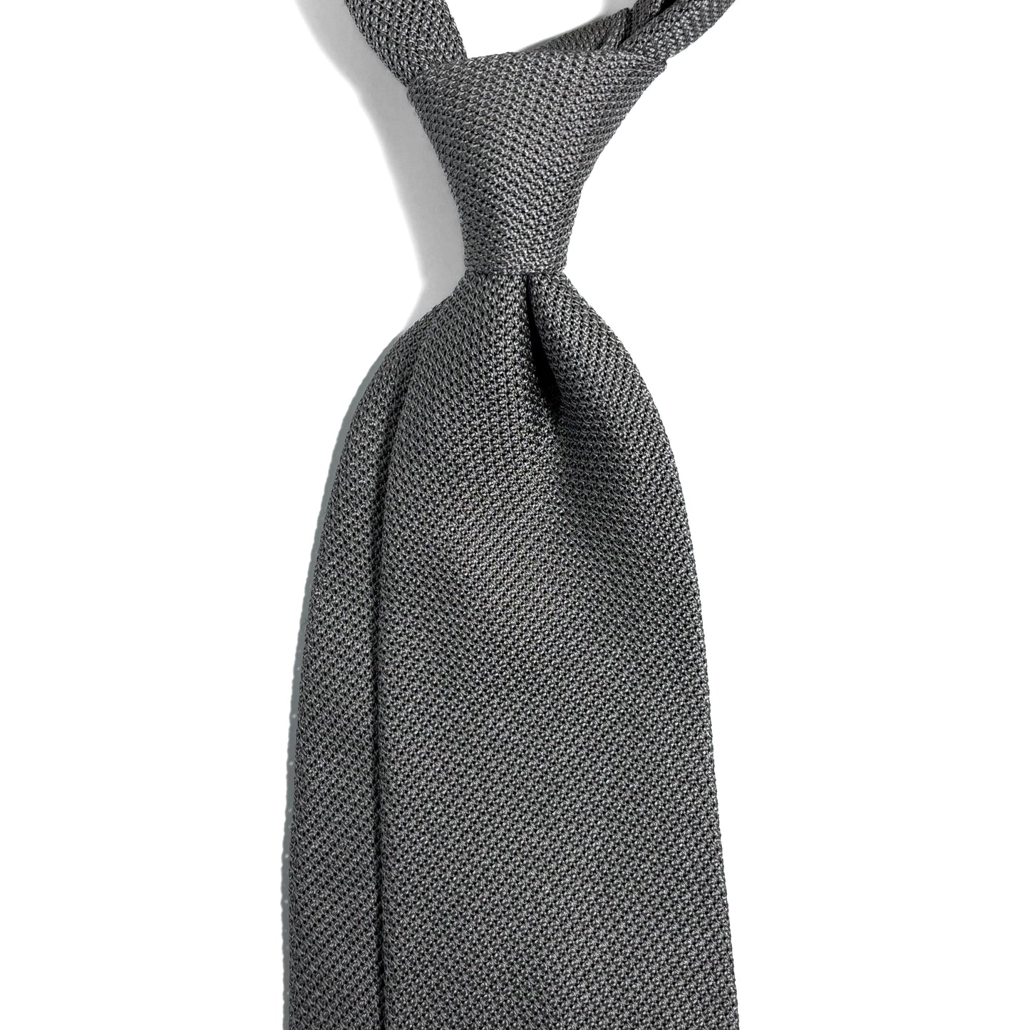 Gray Silk Grenadine Tie (Garza Fina)