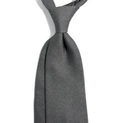 Gray Silk Grenadine Tie (Garza Fina)