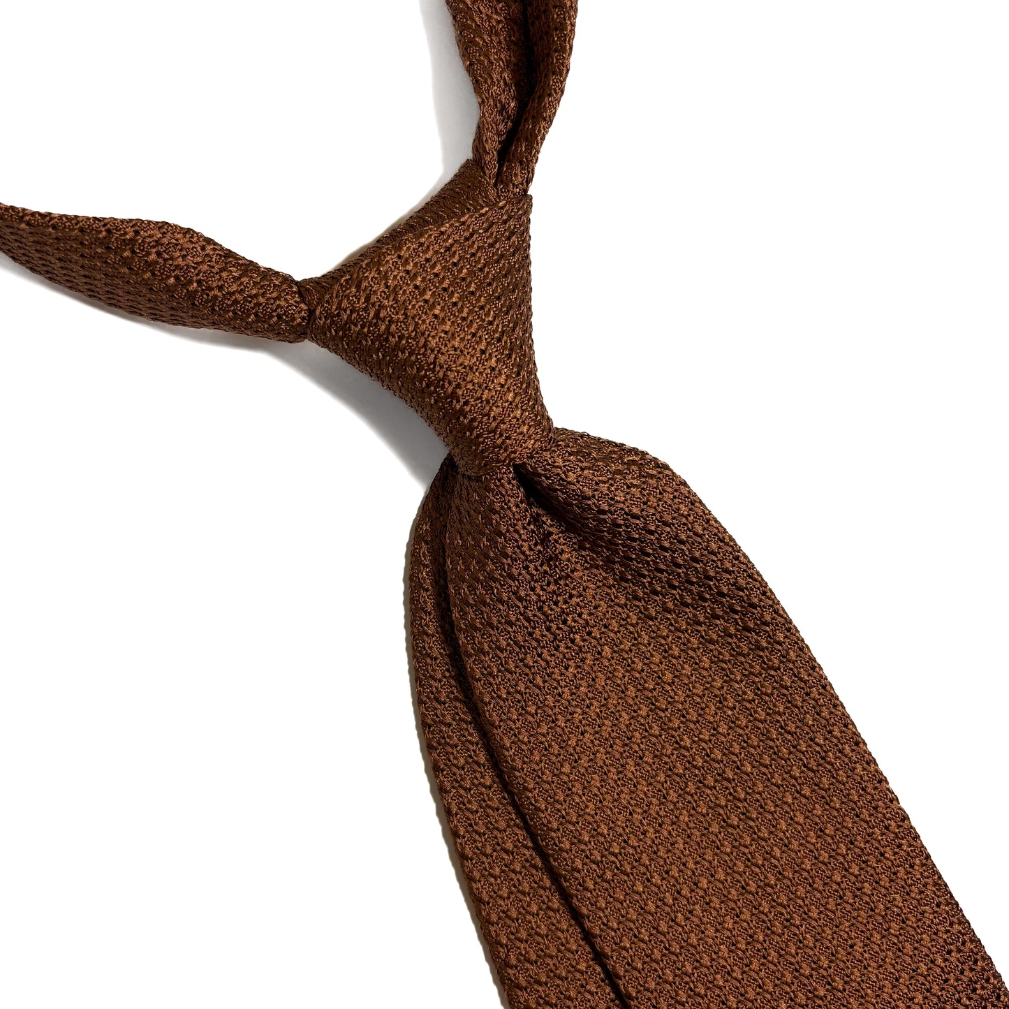 Honey Orange Silk Grenadine Tie (Garza Grossa)