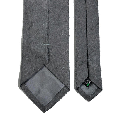 Elephant Gray Silk Shantung Tie