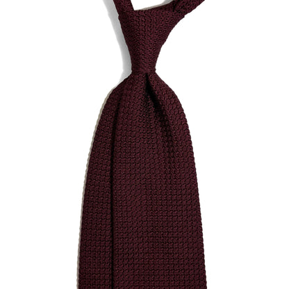 Burgundy Silk Grenadine Tie (Garza Grossa)