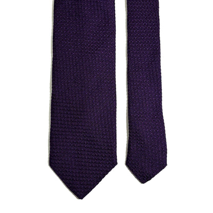 Purple Silk Grenadine Tie (Garza Grossa)