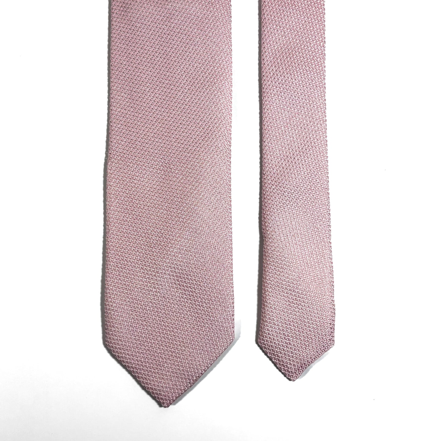 Light Pink Silk Grenadine Tie (Garza Fina)