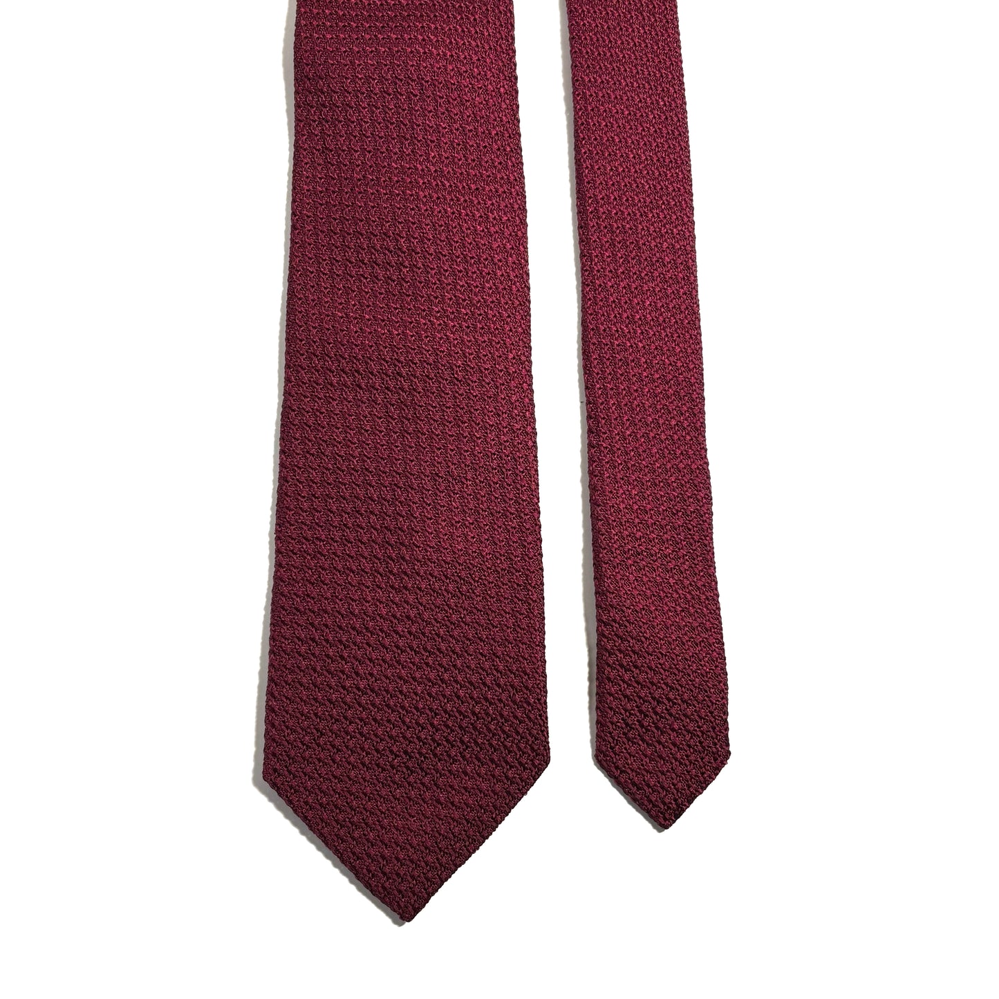 Maroon Silk Grenadine Tie (Garza Grossa)
