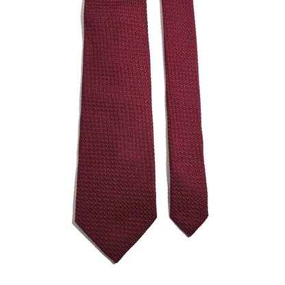 Maroon Silk Grenadine Tie (Garza Grossa)