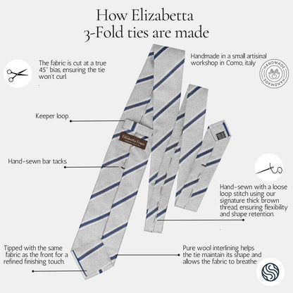 Velletri - Silk Jacquard Tie - Oak