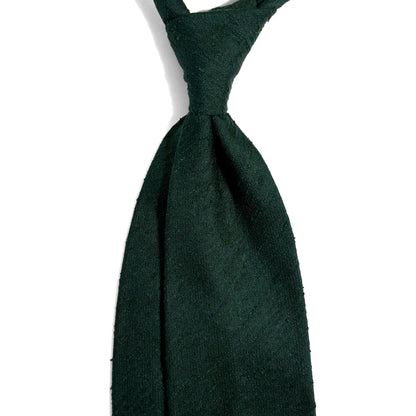 Forest Green Silk Shantung Tie
