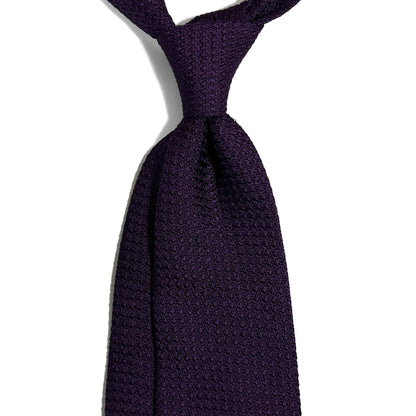 Purple Silk Grenadine Tie (Garza Grossa)