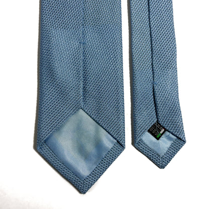 Light Blue Silk Grenadine Tie (Garza Fina)
