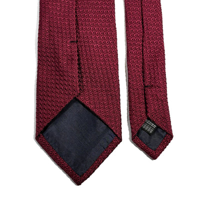 Maroon Silk Grenadine Tie (Garza Grossa)