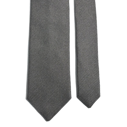 Gray Silk Grenadine Tie (Garza Fina)